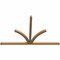 Ekena Millwork Richland Timber Gable Bracket, Western Red Cedar, 108"W x 68"H x 3 1/2"D x 3 1/2"F, 15/12 Pitch GBW108X68X0404RIC00SWR - alternate 4
